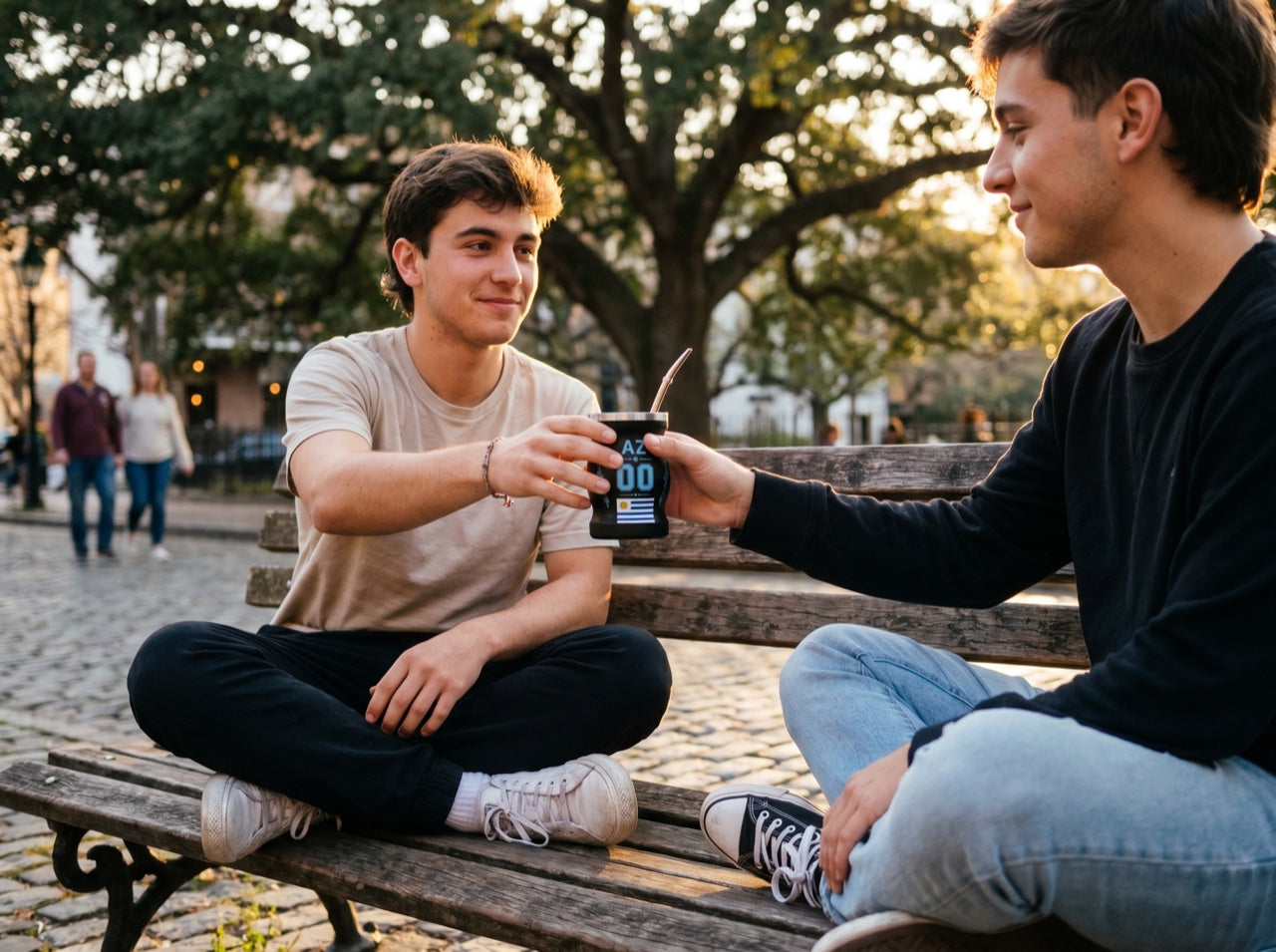 Due amici condividono il mate Materozen